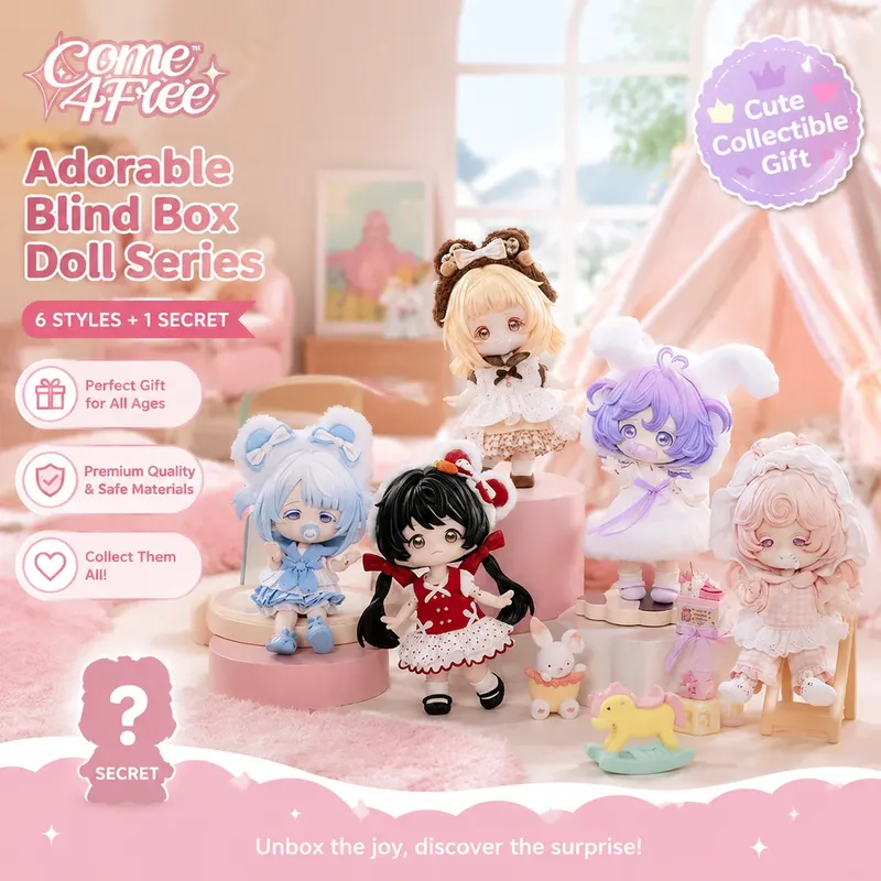 Dresses - Seria Blind Box Come4free: Kolekcjonerska lalka