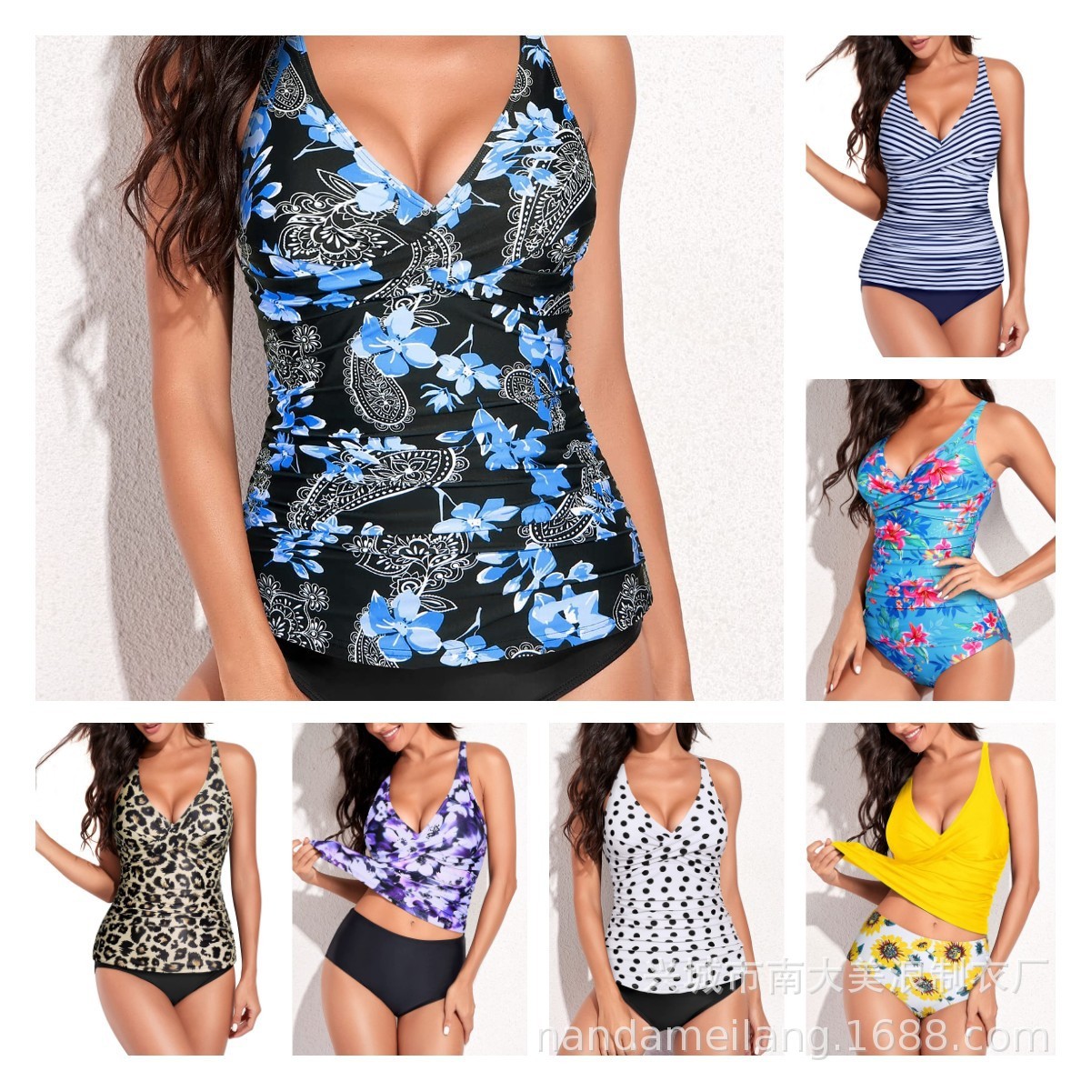 Dresses - Stroje kąpielowe damskie Tankini Bez Rękawów