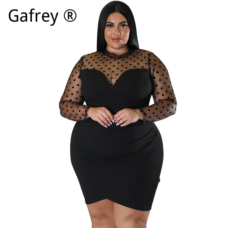 Sukienka midi z siateczki, z w – Sexy Mesh Sheer Bodycon Dress recenzja i cena