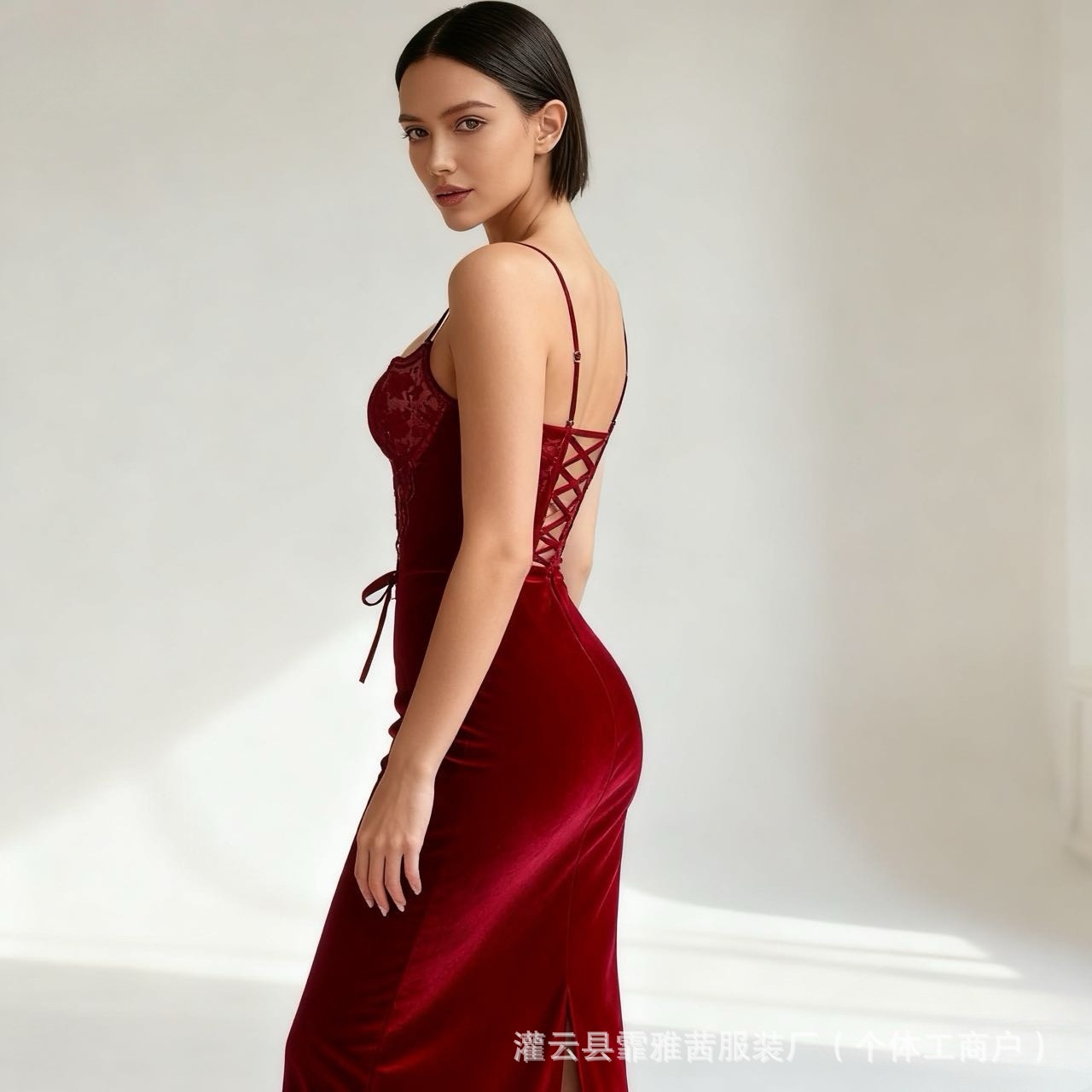 Seksowna sukienka midi z koron – Sexy Mesh Sheer Bodycon Dress recenzja i cena