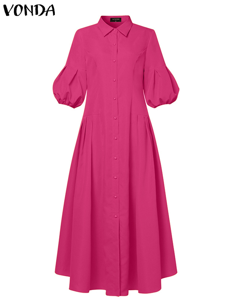 Elegancka sukienka maxi VONDA, – French Vintage Floral Midi Dress recenzja i cena