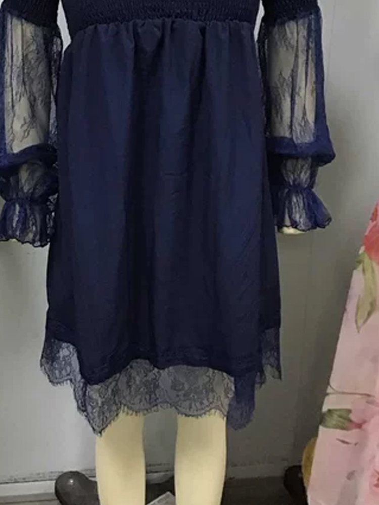 Sukienka mini z odkrytymi rami – Off Shoulder Puff Sleeve Sundress recenzja i cena