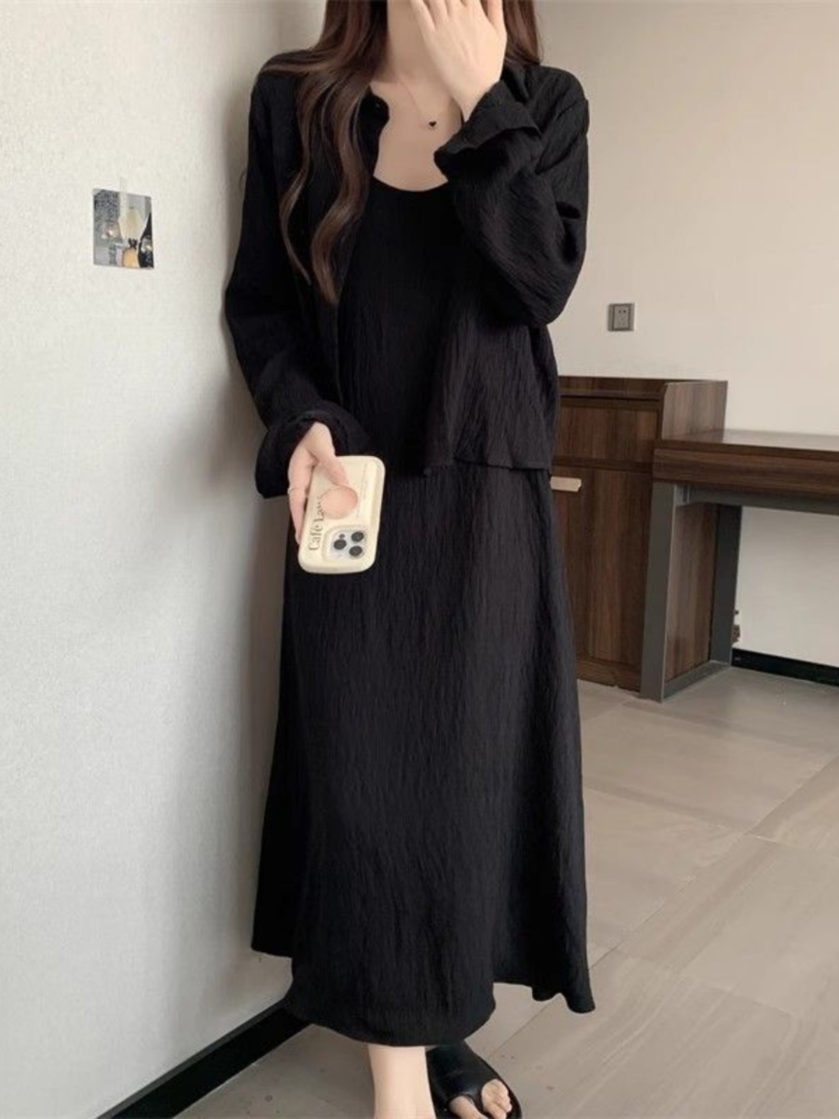 Sukienka letnia plus size, luź – Korean Style A Line Shirt Dress recenzja i cena