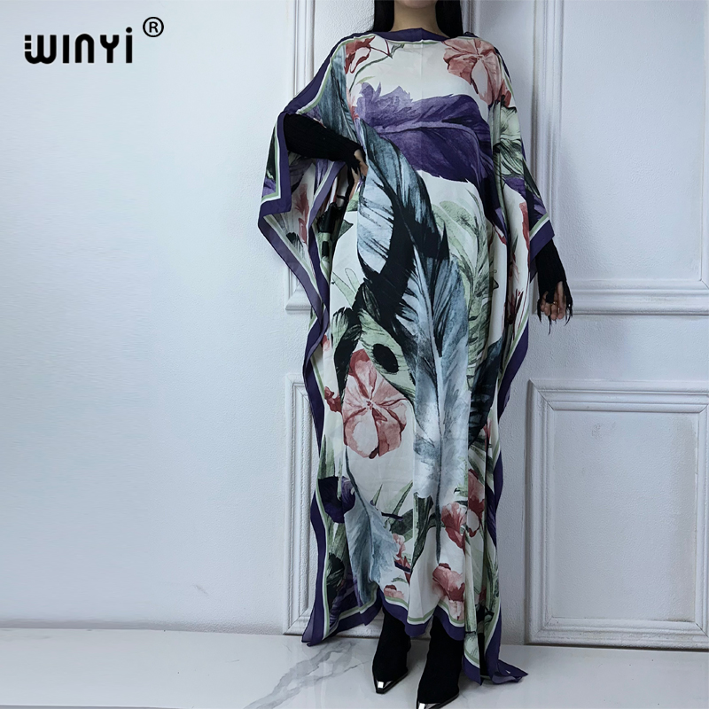 WINYI letni kaftan afrykańskie – Boho Summer Beach Maxi Dress recenzja i cena