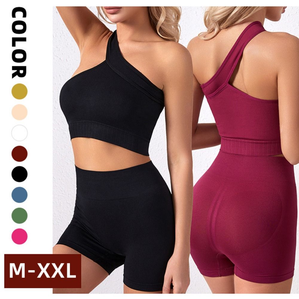 2-częściowy wygodny, bezszwowy – Seamless Ribbed Workout Tank Top recenzja i cena