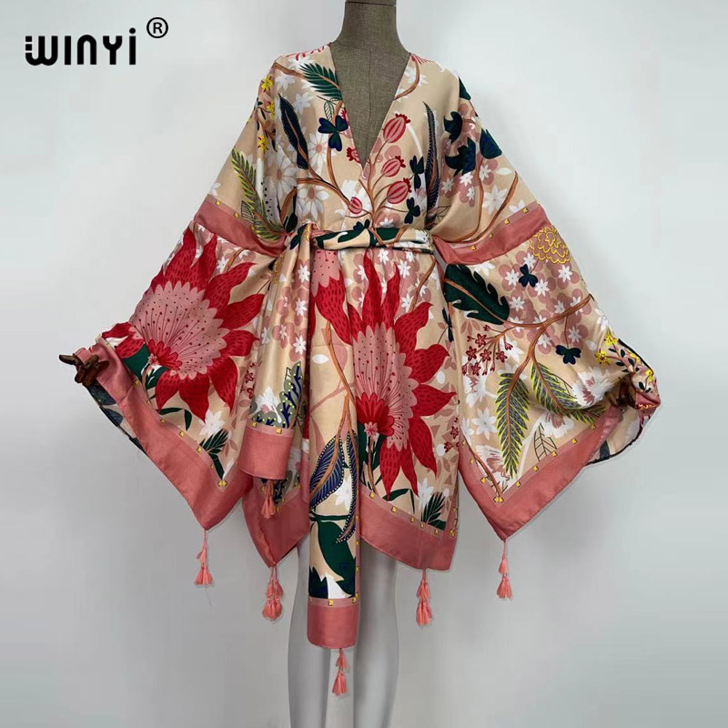 WINYI Jesienne Sukienki Damski – Boho Summer Beach Maxi Dress recenzja i cena