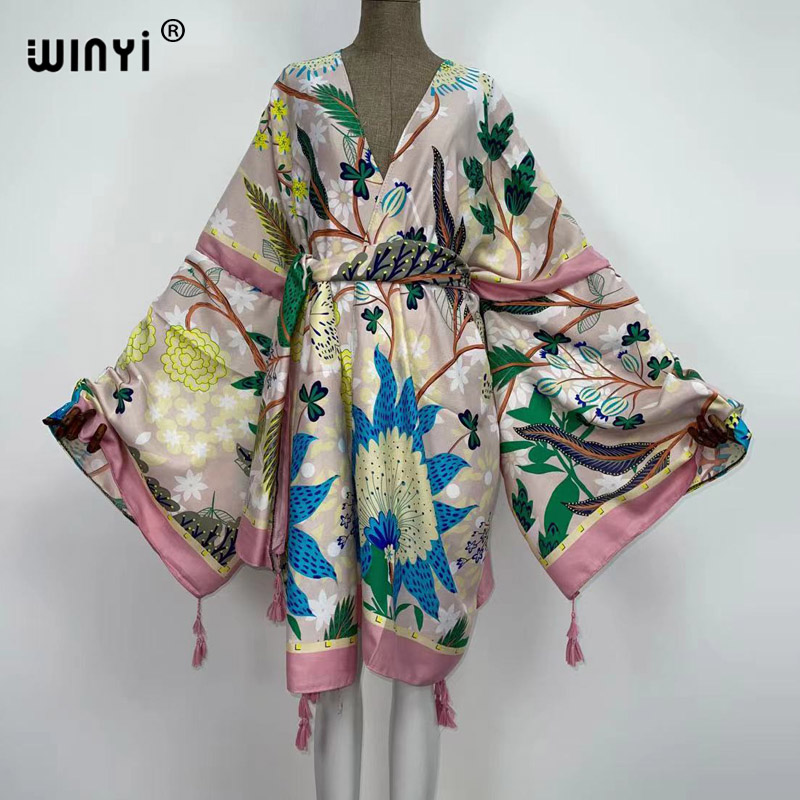 WINYI Jesienne Sukienki Damski – Boho Summer Beach Maxi Dress recenzja i cena