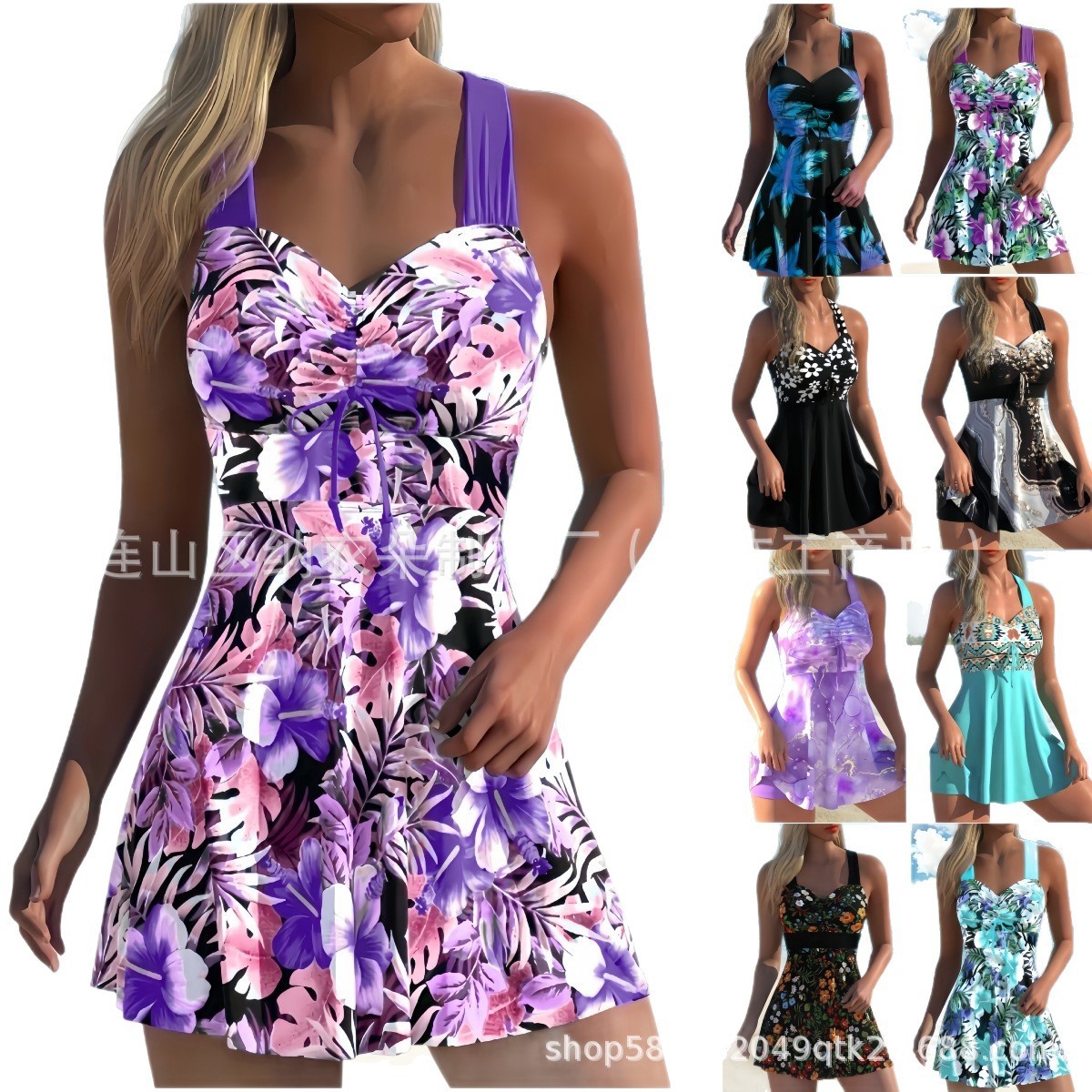 Damski tankini z kwiatowym nad – Tops recenzja i cena