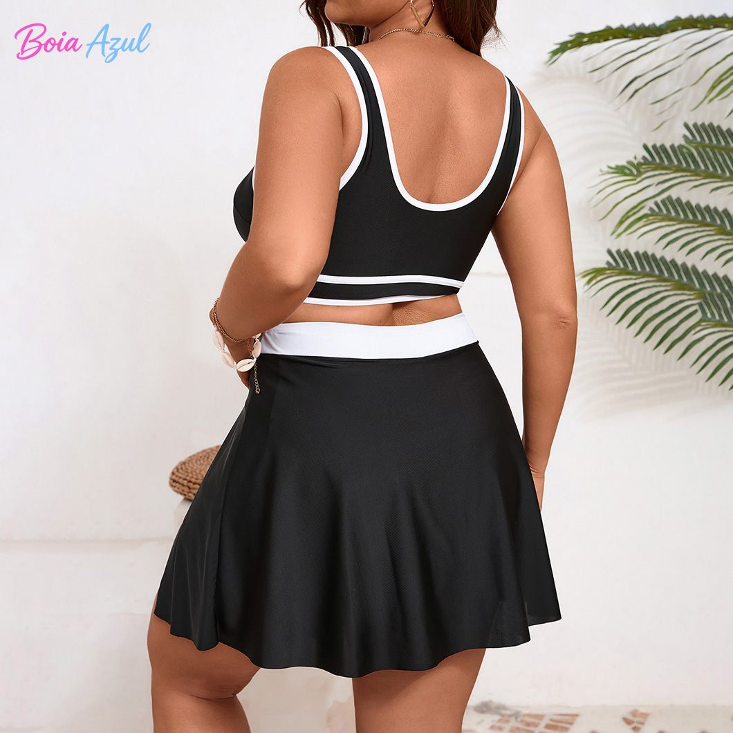 Dwuczęściowy tankini w kontras – Dresses recenzja i cena