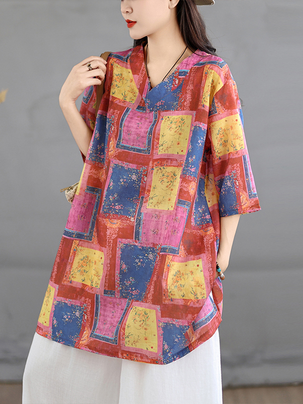 Luźna lniana sukienka koszulow – Casual Loose Linen Shirt Dress recenzja i cena