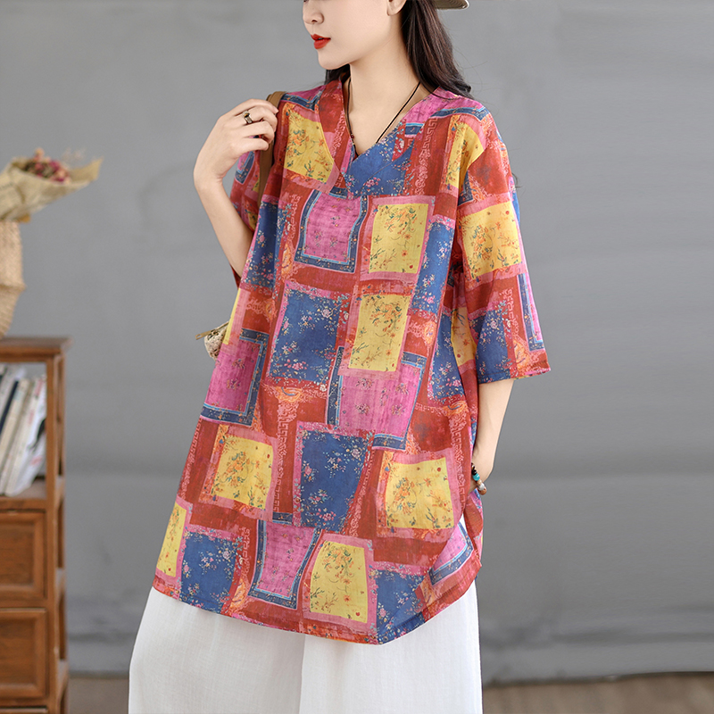 Luźna koszulowa sukienka midi  – Casual Loose Linen Shirt Dress recenzja i cena