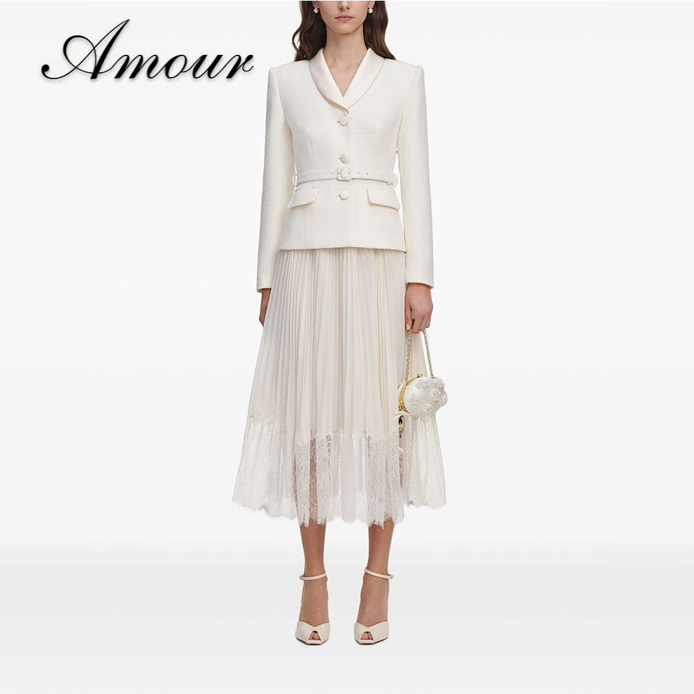 Amour Personalizowany Dwuczęśc – Tweed Two Piece Blazer Dress recenzja i cena