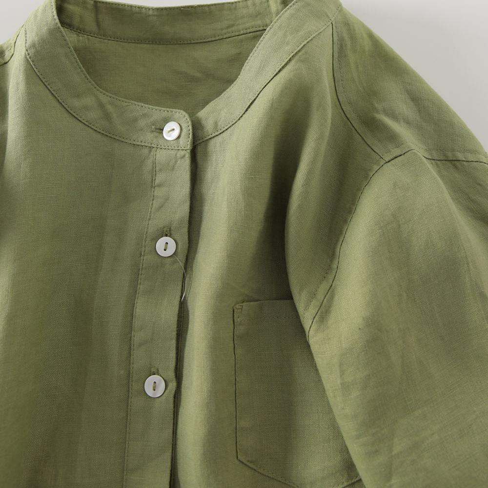 Sukienka koszulowa damska w st – Casual Loose Linen Shirt Dress recenzja i cena
