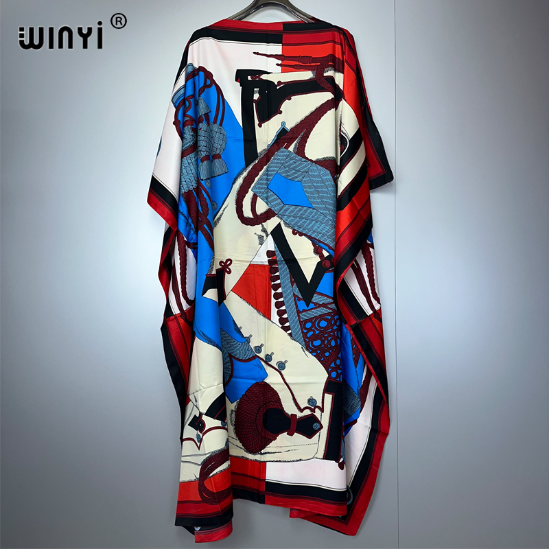 WINYI letni kaftan afrykański  – Boho Summer Beach Maxi Dress recenzja i cena