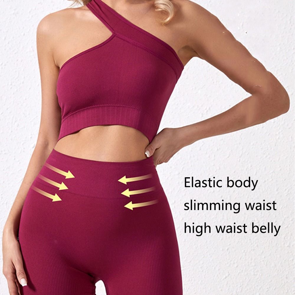 2-częściowy sportowy zestaw da – Seamless Ribbed Workout Tank Top recenzja i cena