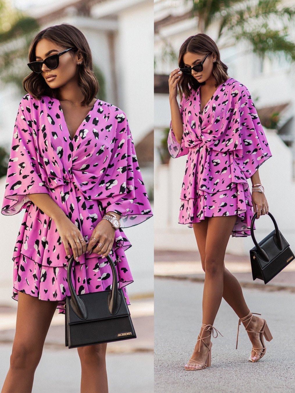 2024 Nowa letnia mini spódnicz – French Vintage Floral Midi Dress recenzja i cena